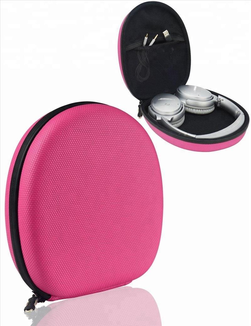 Red Color Waterproof Shockproof Headphone Pack Custom 5Mm Thickness Eva Case